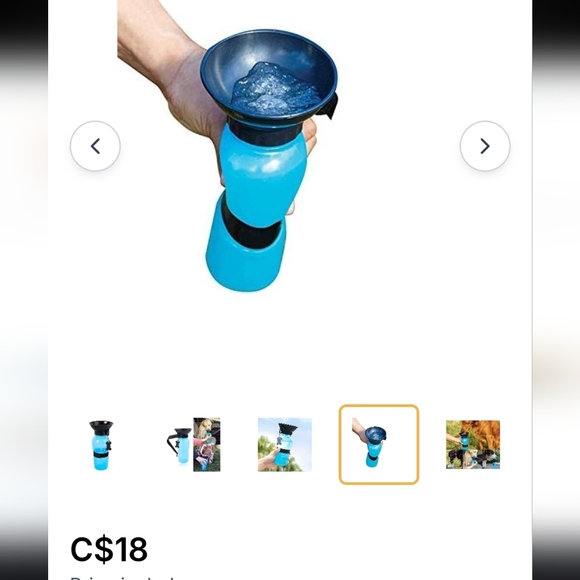 🆕️ High visibility collar and portable watering bottle - Picture 3 of 13